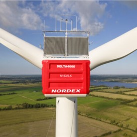 Nordex wins the gold medal for the N163/5.X as ''Turbine of the Year''