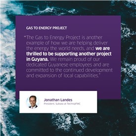 Image - TechnipFMC Awarded Significant Contract for Gas to Energy Project in Guyana