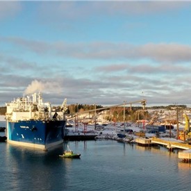 Image - Neste's Engineering Solutions Completes its Share Connecting the Natural Gas Pipeline Project for Gasgrid Finland's Lng Floating Terminal Vessel Exemplar in Inkoo, Finland in Record Time