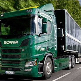 First Test for New Solar-Powered Hybrid Scania Truck