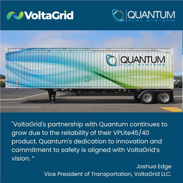 VoltaGrid Places Largest-Contract-to-Date for Quantum's Virtual Pipeline Trailers