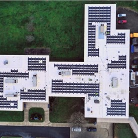 Ameresco Works Side-By-Side with Students to Install Innovative  Bi-Facial Solar System on Career Center in Ohio