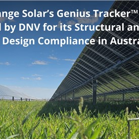 Image - GameChange Solar's Genius Tracker Reviewed by DNV for its Structural and Electrical Design Compliance in Australia