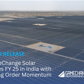 GameChange Solar Closes FY 25 in India with Strong Order Momentum