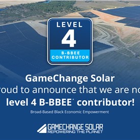 GameChange Solar Achieves B-BBEE Level 4 Certification, Strengthening Local Commitment in South Africa