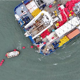 Image - Scottish Power Renewables Completes Installation of First Section of Export Cable for East Anglia Three Offshore Wind Farm