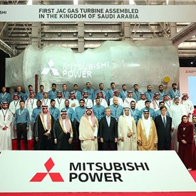Mitsubishi Power Marks 60 Years in Saudi Arabia with Unveiling of First Locally Assembled JAC Gas Turbine at Dammam Assembly Facility