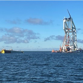 Image - Installation of Monopiles at the Windanker Offshore Wind Farm in Germany Completed