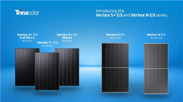 Trinasolar unveils Vertex S+ G3 and Vertex N G3 series at KEY Energy Expo